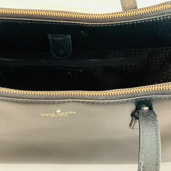 Kate Spade Black Leather Tote - Picture 10 of 16